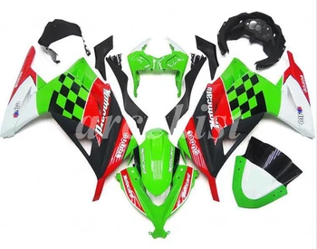 

Injection Mold New ABS Motorcycle Fairings Kit Fit for Kawasaki Ninja300 ZX300R EX300 300R 2013 2014 2015 2016 Green red Nice