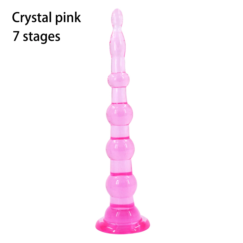 Anal Beads Jelly Anal Plug Butt Plug G-spot Prostate Massager Silicone Adult Sex Toys For Woman Men Gay Erotic Products