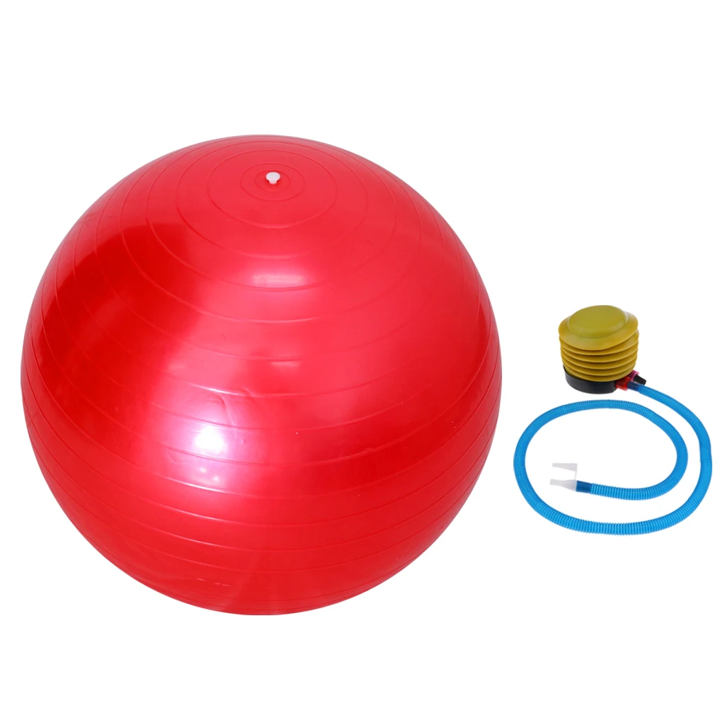 Сверхмощное оборудование для упражнений анти взрыв 55 см Экстра толстый Йога/Пилатес/баланс мяч с насосом