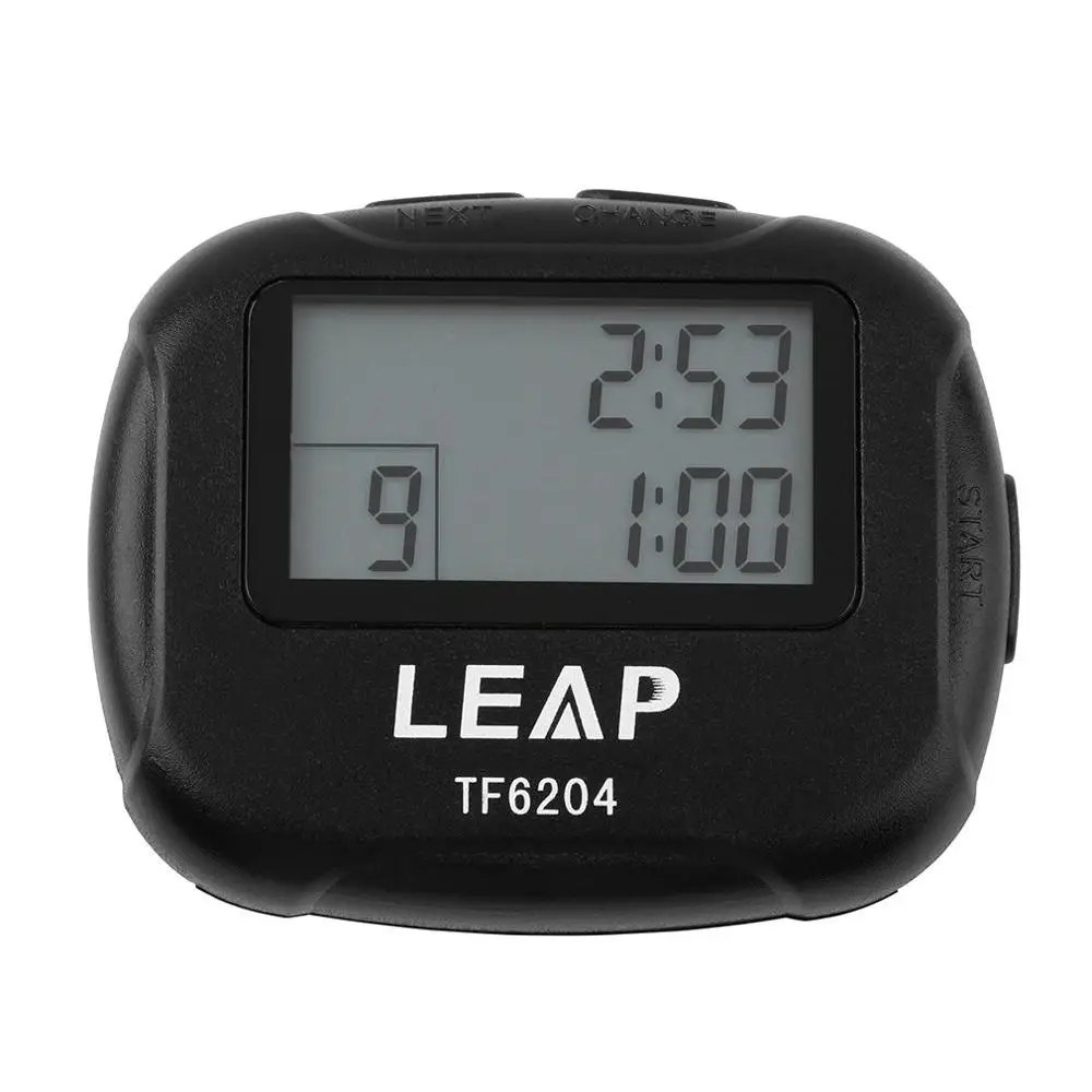 

Interval Timer Sports Crossfit Boxing Yoga Segment Stopwatch TF6204 Black Interval Eletronic Timer Chronograph Promotion Sale