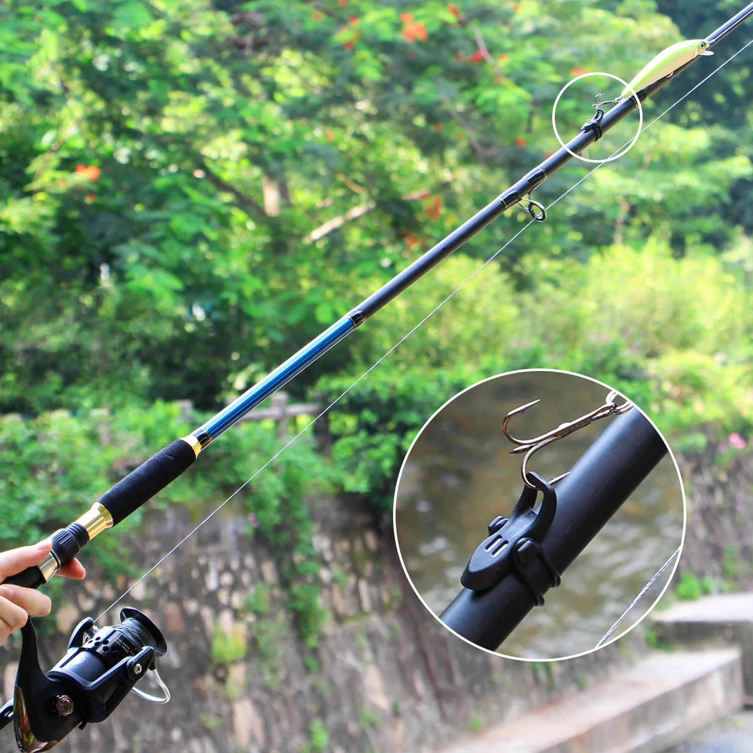 1pcs Fishing Hook Keeper Holder Lures Hooks Bait Safe Keeping