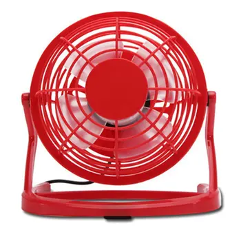 

Portable DC 5V Small Desk USB 4 Blades Cooler Cooling Fan USB Mini Fans Operation Super Mute Silent PC / Laptop / Notebook
