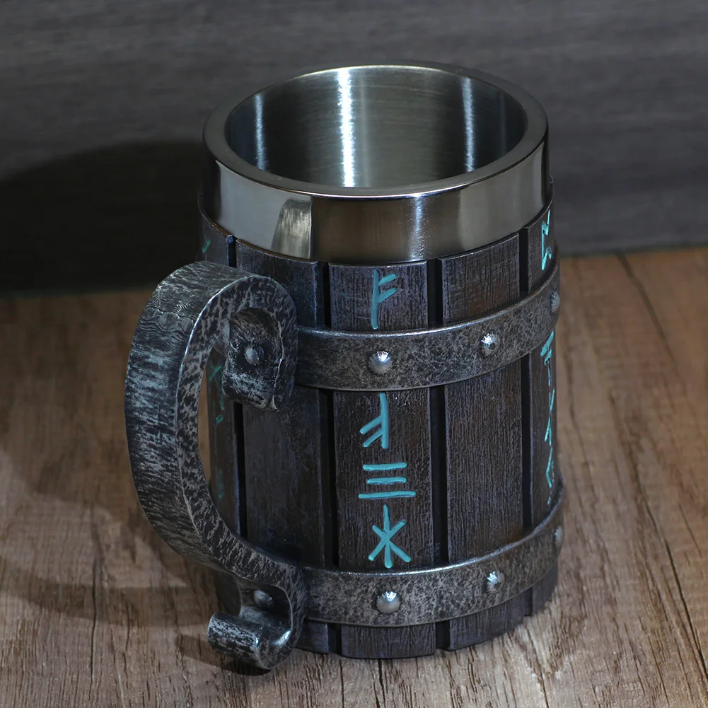 thumbnail interactive-video image 1 of Viking Blood Runs Through My Veins – Cool Ceramic Coffee Mug, White, 10cm – Dishwasher & Microwave Safe 1 of 6
