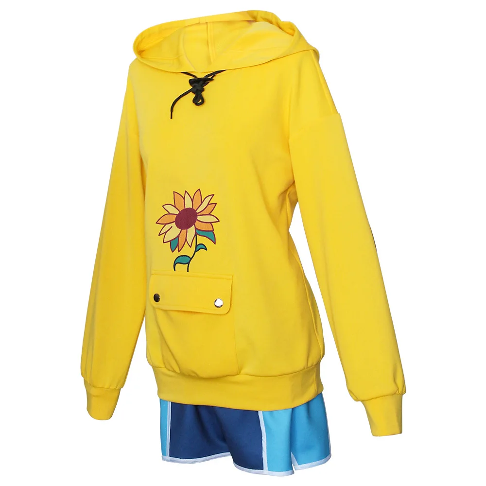 Sudadera con capucha de Anime WONDER EGG para hombre y mujer, traje de  Cosplay informal con capucha, Ohto Ai, color amarillo - AliExpress