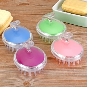 

Silicone Soft Massager Brushes Head Hair Washing Scalp Shampoo Air Brush Comb Cleaning Care Tool Healthy Reduce Hair Loss