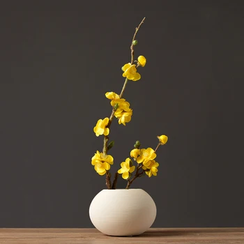 

Classic Ceramic Vase Jewelry Arts And Crafts Decor Contracted Porcelain Flower Vase Creative Gift Household Decoration J