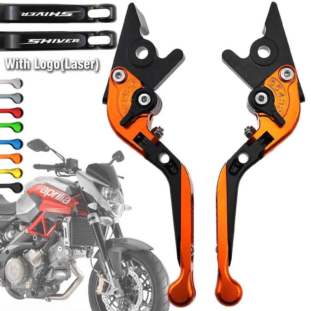 

ЧПУ регулируемые складные рычаги тормозной муфты для мотоцикла Aprilia SHIVER / GT SHIVER 750 900 2007-2019 SHIVER750