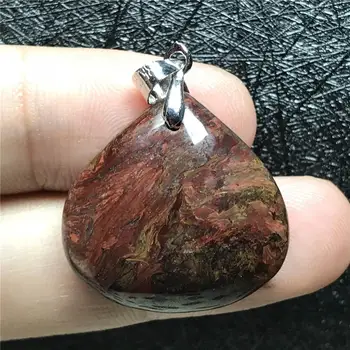 

Natural Red Pietersite Pendant For Woman Man Crystal 23x7mm Water Drop Beads Namibia Firework Necklace Pendant Jewelry AAAAA