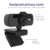 Wsdcam HD 1080P Webcam 2K Computer PC WebCamera с микрофоном для Прямой Трансляции Видеозвонков Конференции Работы Camaras Web PC