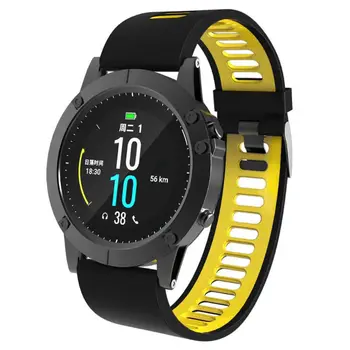 

Silicone Wrist Strap Two-color Watch Band for Fenix5/5 Plus/Forerunner 935/945