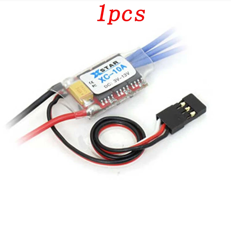 

1pcs/4pcs 10A Dual-way ESC w/Brake 1-2S Lipo for RC Model Boats Cars Speed Controller DC 3V-9V BEC 1A/5V Upgraded Controlling