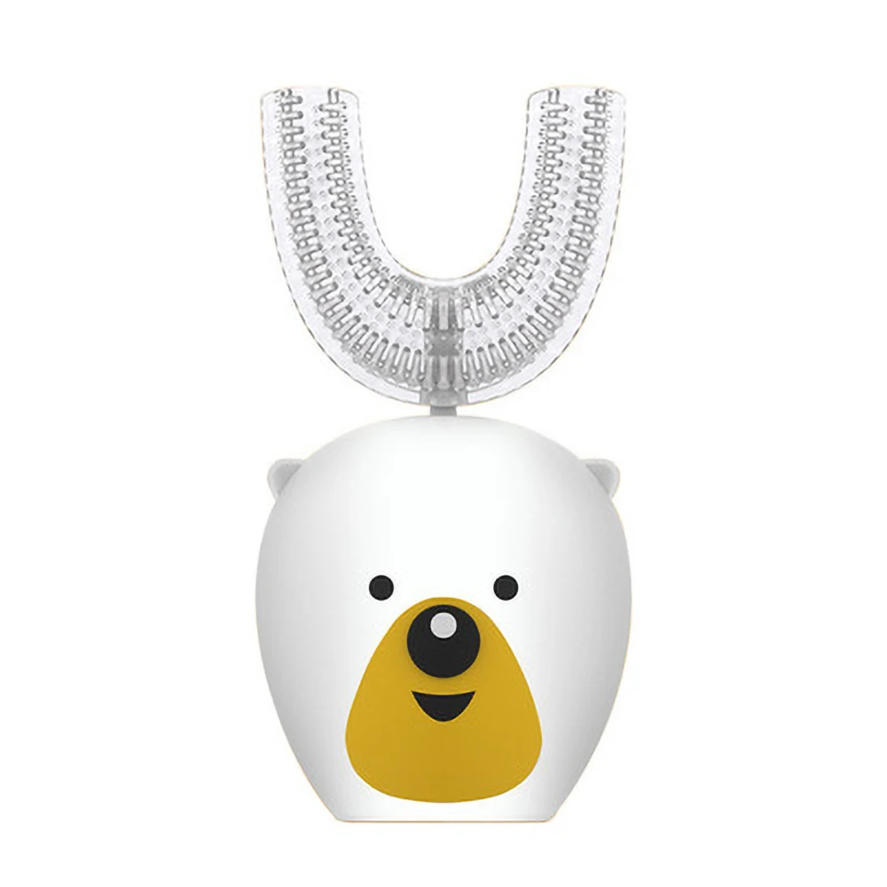 

360 Degrees Intelligent U Shape Automatic Sonic Electric Toothbrush USB Rechargeable Ultrasonic Children Teeth Brush