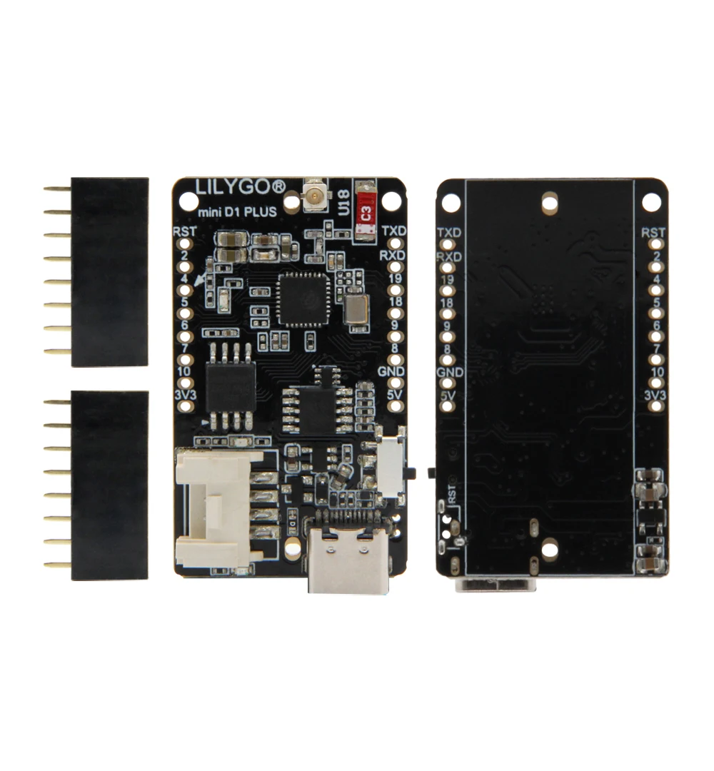 Líligo®placa de Desenvolvimento do Suporte da Bateria Ttgo T-oi Plus Risc-v Esp32-c3 Chip 16340 Recarregável Suporte Wi-fi Ble - Image 6