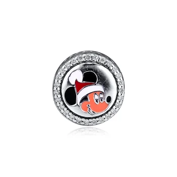 

Authentic 925 Silver Jewelry Lovely Mouse Icon Charm Fits European Charms Bracelets Woman DIY Beads For Jewelry Making