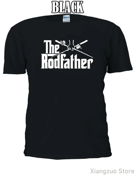 The Rodfather Funny Movie Parody Fishing T-shirt Tshirt Oversized