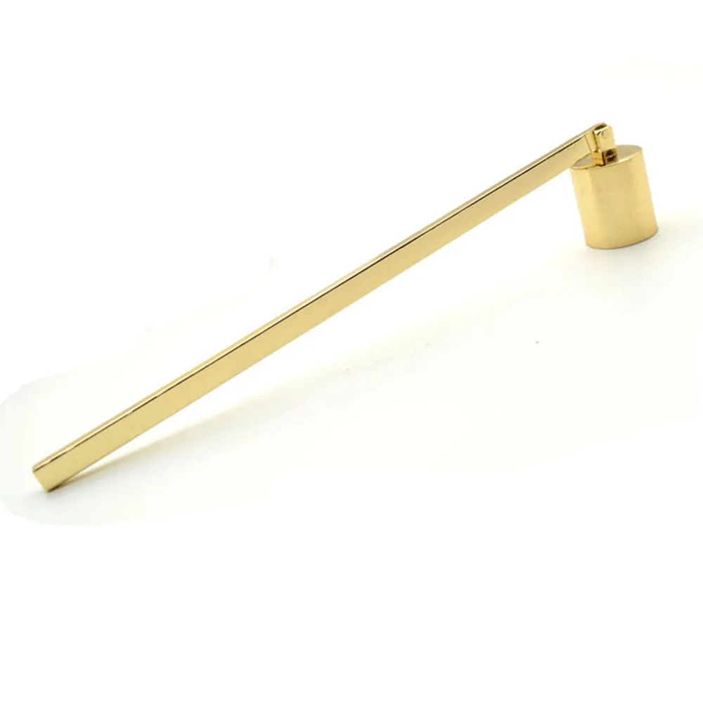 Vintage Stainless Steel Bell Candle Snuffer Wick Dipper Long Handle Candle Extinguisher Oil Lamp Trimmer Cutter Home Accessories