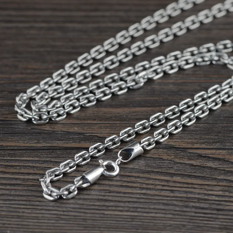 925 Sterling Silver Necklace Men 