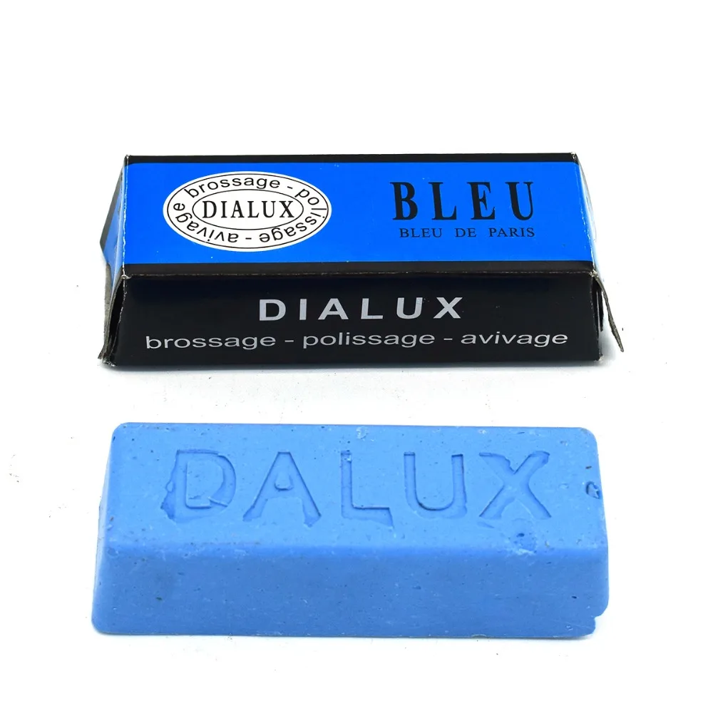 Barra De Pulido Dialux Vert Para Metales Blancos - Compuesto Francés, Joyería, Plata, Aluminio