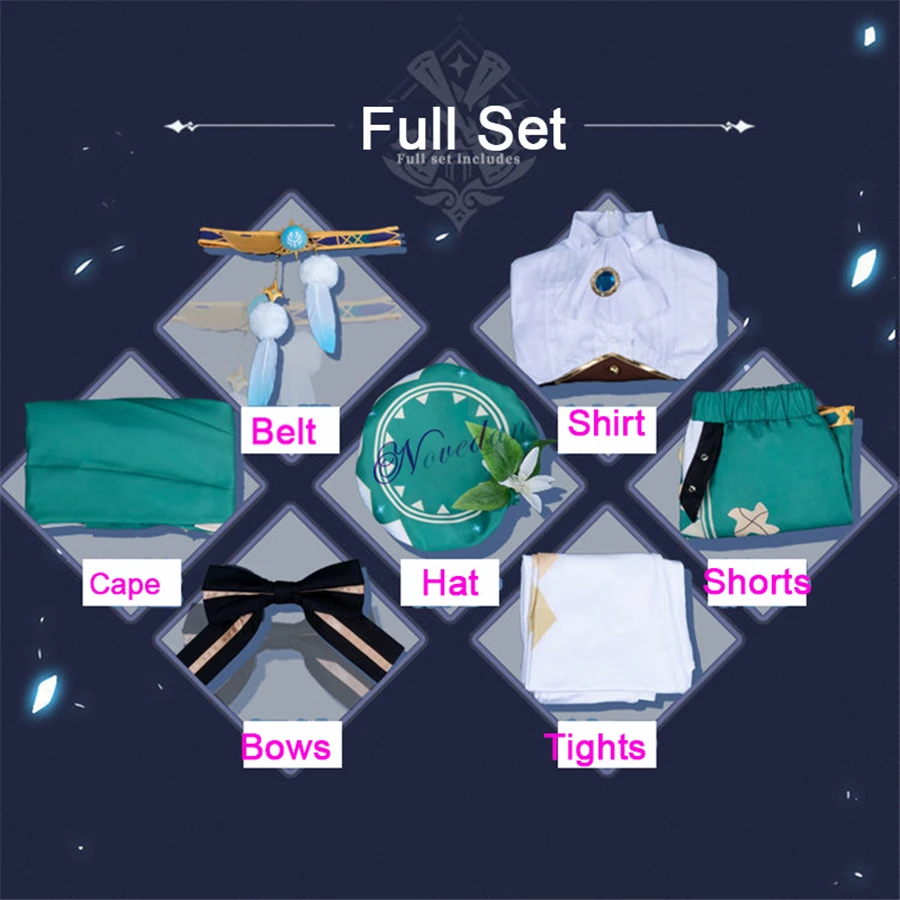 Novedan Genshin Impact Cosplay Venti Costume Halloween Anime Game Wig Shoes Harp Prop Outfit -Zentai shop online Hf243aaecfb524f3da00f4fbad2e3eaba2.jpg