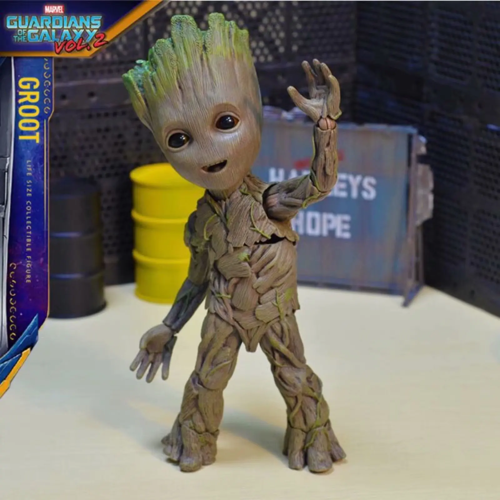 Популярные игрушки 1:1 Marvel стражи Галактики Грут Мстители милый ребенок дерево