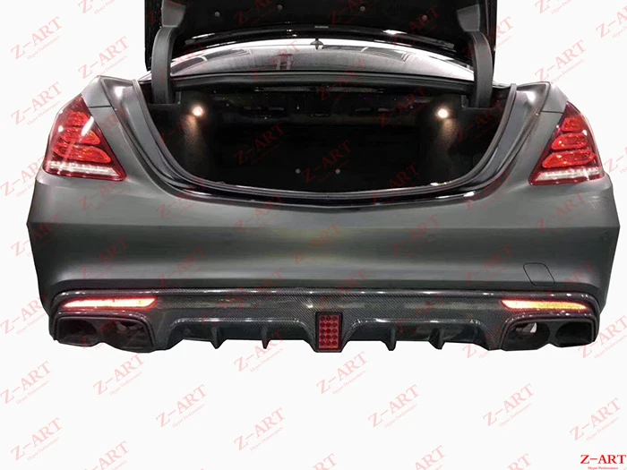 Z-ART aerokit из углеродного волокна для Mercedes Benz S CLASS-, комплект для настройки углеродного волокна для W222 S CLASS carbon fiber body kit