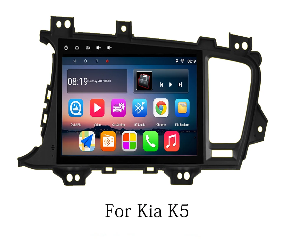 

9" Octa core 2.5D IPS screen Android 8.1 Car GPS radio Navigation for Kia Optima K5 2011-2013 with 4G/Wifi, DVR, OBD 1080P