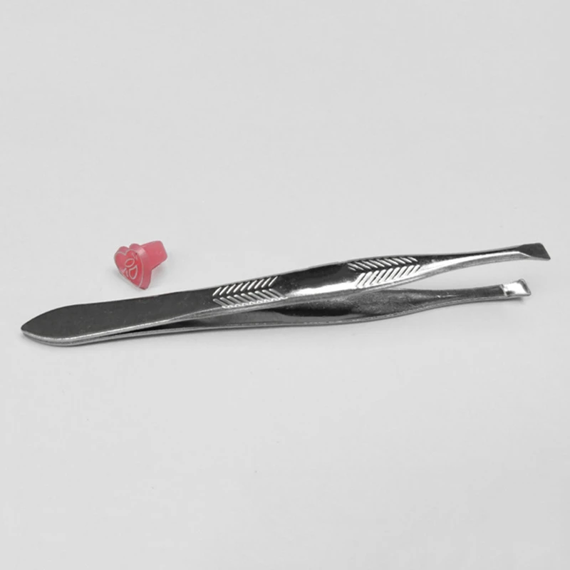 1PCS Stainless Steel Flower Eyebrow Tweezers Face Hair Removal Eye Brow Trimmer Eyelash Clip Cosmetic Beauty Makeup Tool