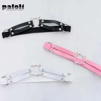 

Paloli Fun Accessories Japanese And Korean Soft Girl Sexy Cat Garter Belt Fun Leg Ring PU Leather Leg Girdle Garter Accessories