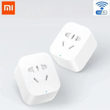 

Original Xiaomi mijia Smart Socket Plug WiFi Version Wireless Remote Socket Adapter Power Timer Switch on and off by APP mi home