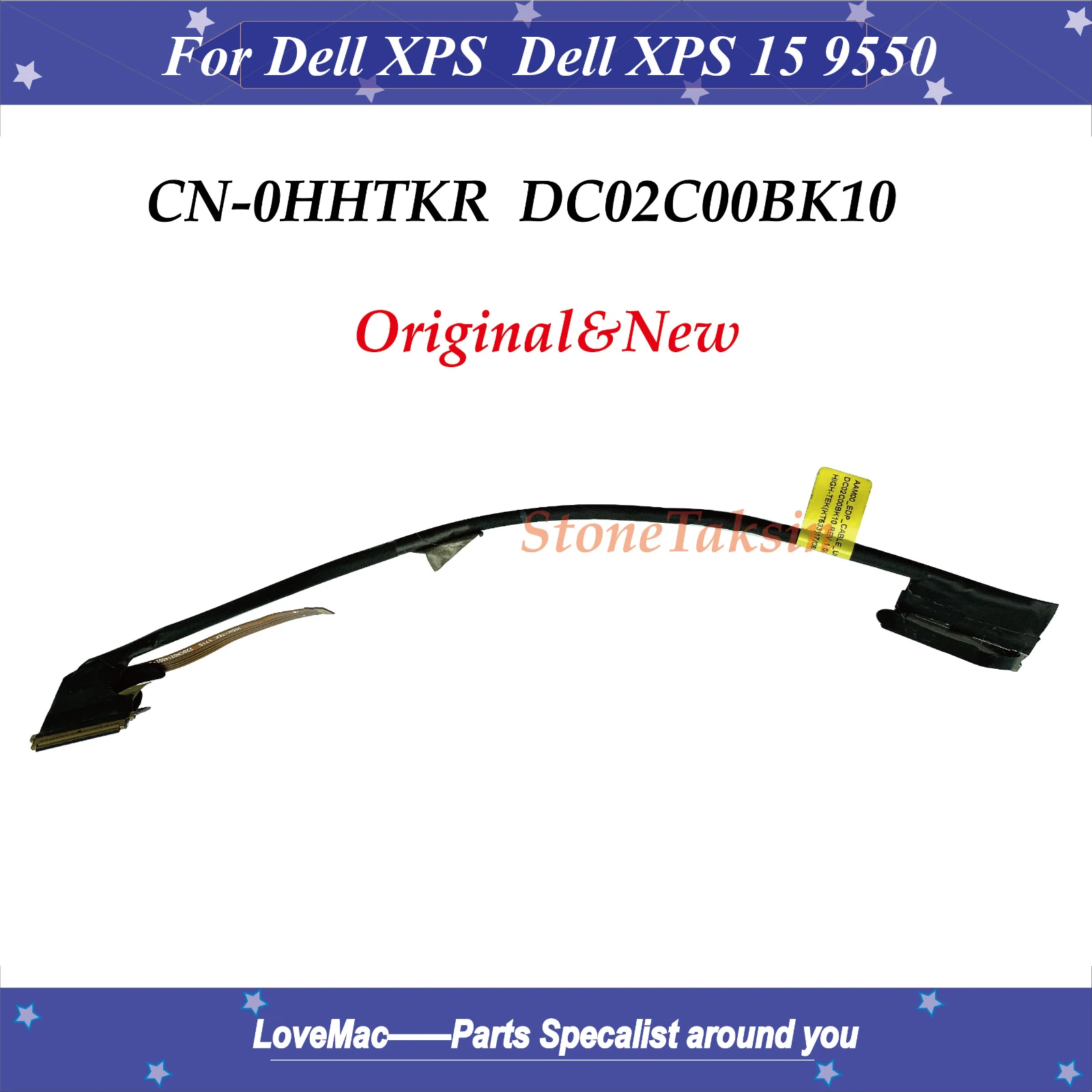 Кабель CN-0HHTKR HHTKR DC02C00BK10 для ноутбука Dell XPS 15 9550 9560 M5510 4K ЖК-дисплей светодиодная