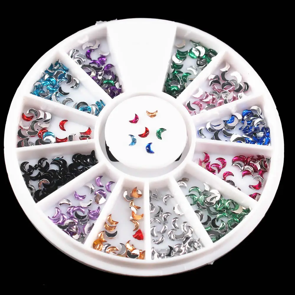 

1 Pcs Moon Water Drill Nail Mirror Glitter Powder Metallic Color Nail Gel Polishing Chrome Flakes Pigment Decorations Manicure