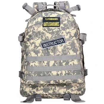 

PUBG Playerunknown's Battlegrounds Winner Chicken Dinner Level1-3 Instructor Backpack Multi-functional Backpack Multicolor