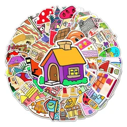 Autocollants de dessin animé imperméable en PVC, 10/30/50 pièces, Graffiti, pour valise, cadeau pour enfant, papeterie, ordinateur portable, Skateboard, vente en gros 