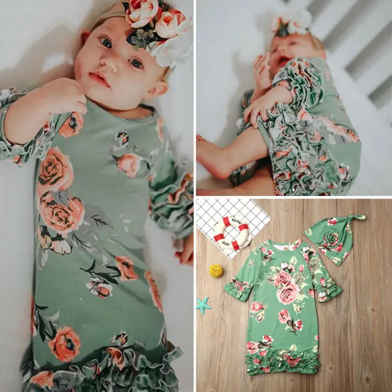 Цветочные Детские спальные мешки Emmababy осенне весеннее одеяло для новорожденных