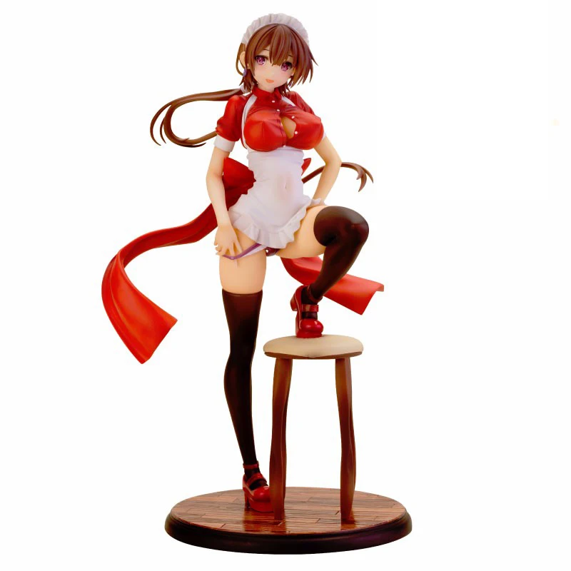 

25cm AlphaMax SkyTube STP AX-1804 Standing In Chair Action Figure Toy Sexy Girls PVC Figures Toy for Children Girls