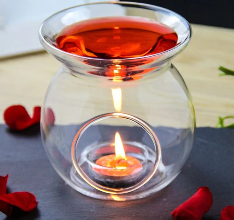 Стеклянная масляная горелка, украшения для дома, аромапечь, высокое качество, свечи для ароматерапии, масляная лампа, романтические подарки и ремесла