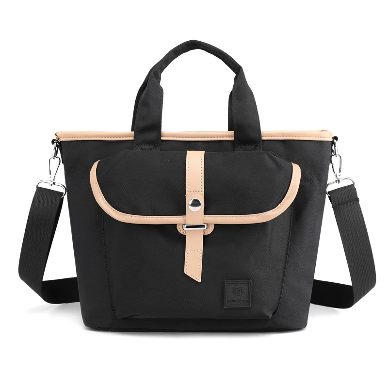 Solid Color Fashion Shoulder Handbags Female Tote Travel Messenger Bag Large Nylon Crossbody Shopper Bags For Women