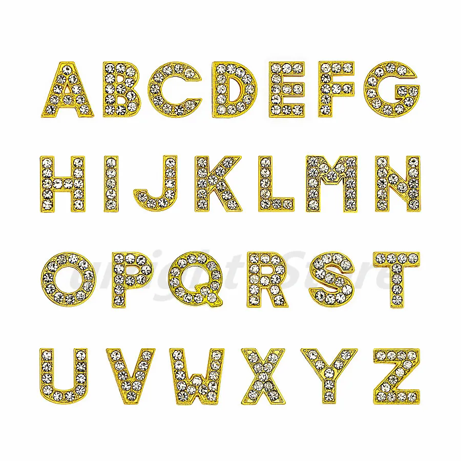 10mm-金色字母穿戴