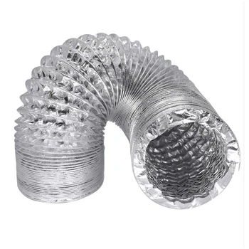 

aluminum foil flexible duct for Air circulation air handler exhaust duct flexible ventilation ducting Fiber cloth