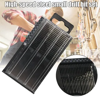 

20Pcs/Set Mini Micro HSS Twist Drill Bit Kit 0.3mm-1.6mm Model Craft with Case AC889