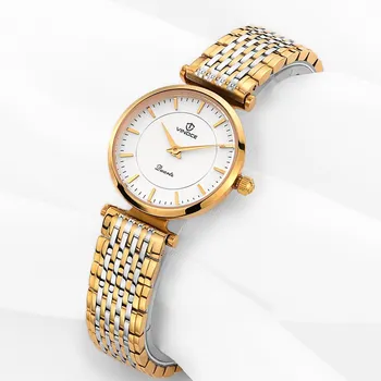 

vinoce Gold Watch Women Quartz Watches Ladies Top Brand Luxury Female Wrist Watch Girl Elegant Clock Relogio Feminino