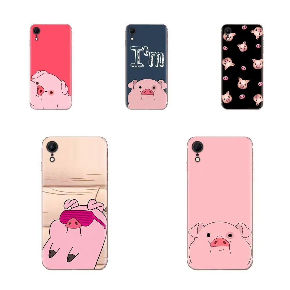 Милый розовый мягкий ТПУ мобильный телефон Kawai Pig для Xiaomi Redmi Mi 4 7A 9T K20 CC9 CC9e Note 7 8 9 Y3