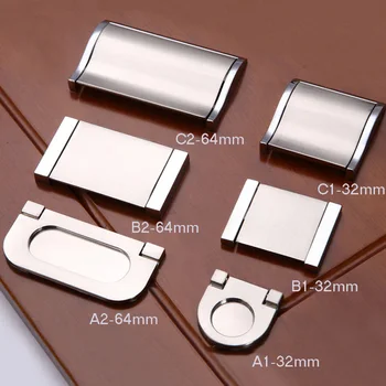 

Sliding Door Handles Recessed Flush Pull Simple Elegant Cupboard Doors Glass Window Cabinet Drawer Wardrobe Auxiliary Handles