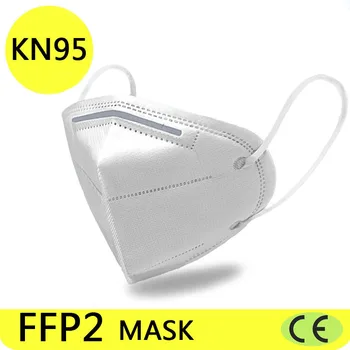 

100 Pcs masks KN95 FFP2 face mask protect maske kn95mask mouth masks 95% filtered mascarillas tapabocas