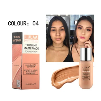 

Matte Skin Foundation Full Coverage Long Lasting Light Face Makeup Cosmetic for Women NIN668