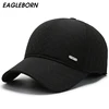 New Men Winter Hat Thickened Plus Fluff Baseball Cap Ear Protection Dad Hat Baseball Cap Men Winter Warm Grid High Quality Hat ► Photo 1/6