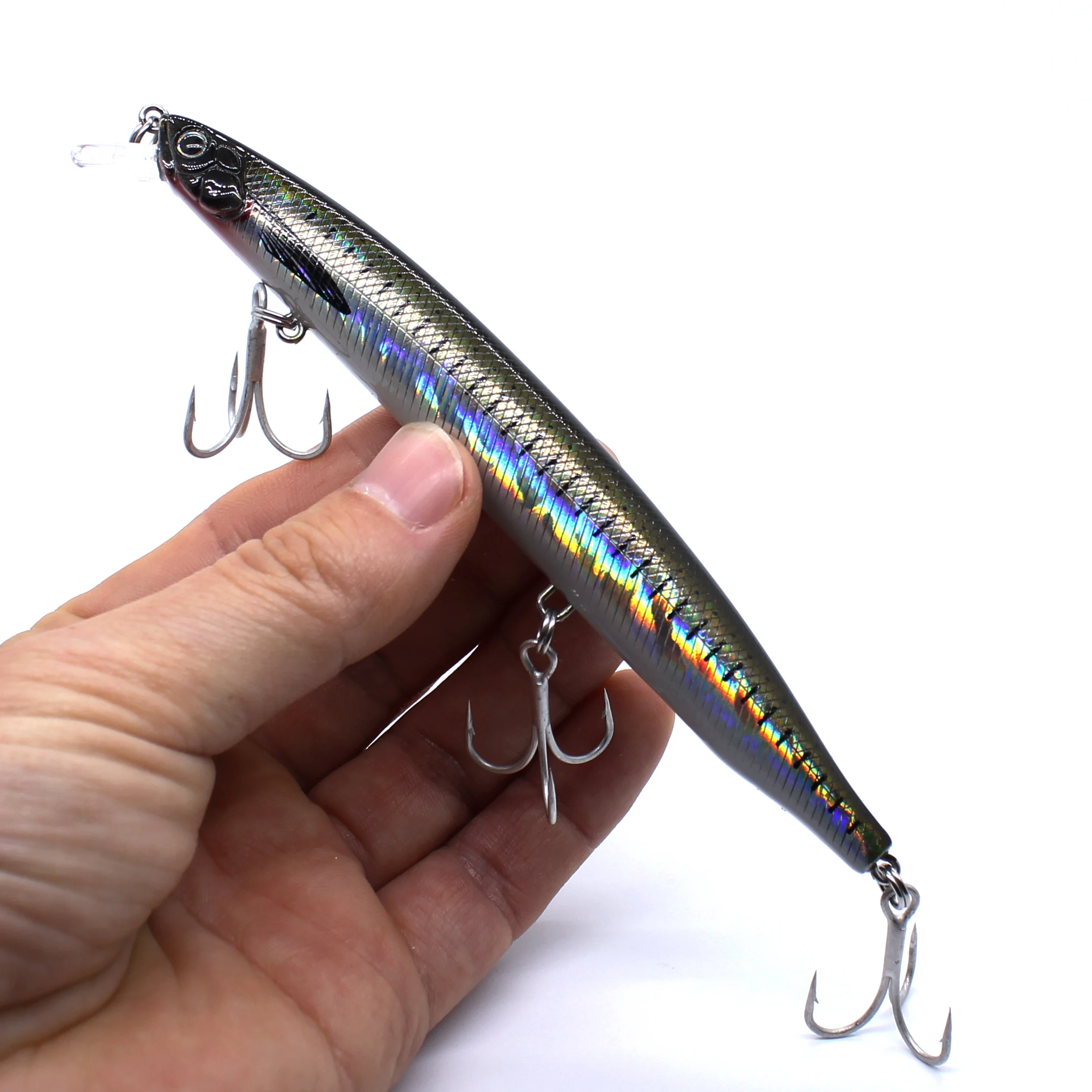AOCLU Sinking Jerkbait Wobbler 130mm 20.6g Depth 0.8-1.8m Hard Bait Minnow Fishing Lure Magnet Weight Transfer System Sea Game fishing lure