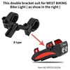 WEST BIKING Hot Sale 4 In 1 Bicycle Light Bracket Bike Computer Mount Bracket Smart Sensor Bike Light Stand Bicycle Accessories ► Photo 3/6