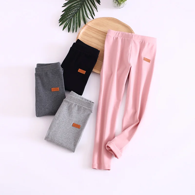 

Children Summer Thin Section Leggings Pure Cotton Big Boy Labeling Crawler Spring And Summer-Girls Pure Cotton Pants