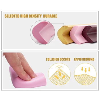 

5Meter Bumper Strip and 8pcs Bumper Corner Baby Safe Proofing Edge Corner Guards Desk Table Corner Protector ALI88